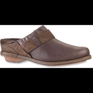 Patagonia Addie Clog Brown Leather Shoes Size 6